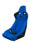 Braum Racing Blue Fabric Venom-R Fixed Bucket Racing Seat - Outcast Garage