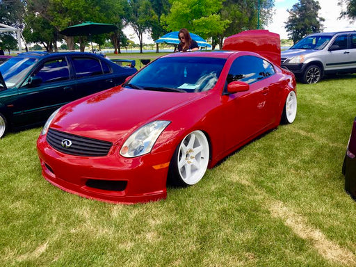 Nismo-Style V3 Front Bumper (Poly) - Infiniti G35 Coupe - Outcast Garage