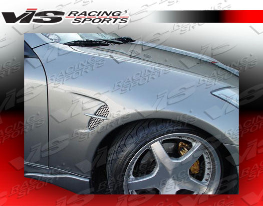 VIS Racing Wings / INGs-Style  Front Fenders (Fiberglass) - Infiniti G35 Coupe - Outcast Garage