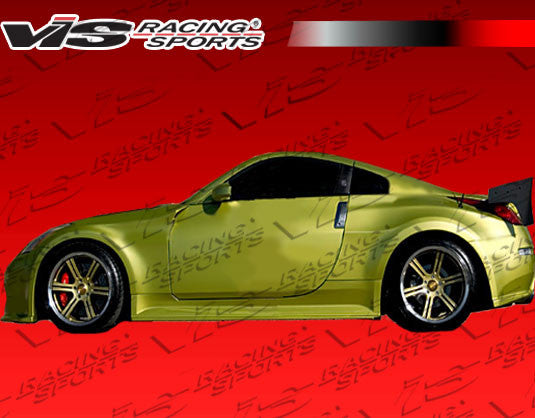 VIS Racing Demon Wide Body Side Skirts (Fiberglass) - Nissan 350Z - Outcast Garage