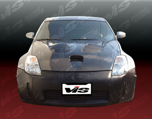 VIS Racing Fuzion Hood (Carbon Fiber) - Nissan 350Z (03-06) - Outcast Garage