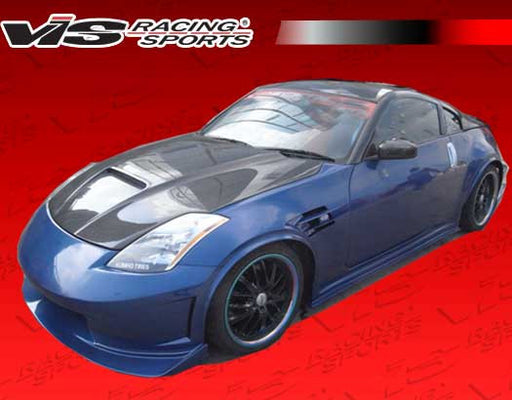 VIS Racing Viper Hood (Carbon Fiber) - Nissan 350Z (03-06) - Outcast Garage