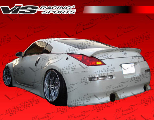 VIS Racing V-Speed Spoiler (Fiberglass) - Nissan 350Z - Outcast Garage