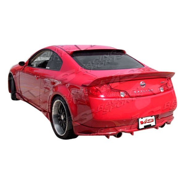 VIS Racing Invader / Veilside-Style Rear Lip (Fiberglass) - Infiniti G35 Coupe - Outcast Garage