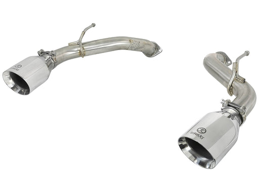 aFe Takeda 2.5" 304 SS Axle-Back Exhaust (Polished Tips) - Infiniti Q50 3.0t (16-18) - Outcast Garage