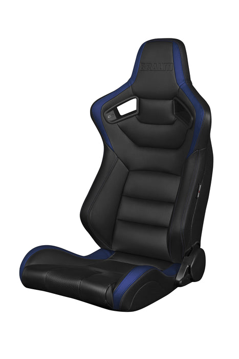 BRAUM Racing Elite Series Racing Seats (Black & Blue) - Outcast Garage