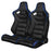 BRAUM Racing Elite Series Racing Seats (Black & Blue) - Outcast Garage