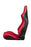 [Discounted] BRAUM Racing Elite-X Series Racing Seats (Red Ultra Grip)