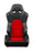 BRAUM Racing ADVAN Series Racing Seats (Black & Red) - Outcast Garage