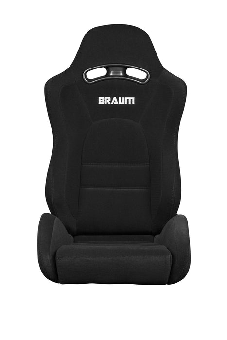 Braum Racing Black Cloth S8 Series Racing Seat V2 - Outcast Garage