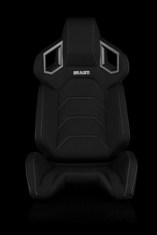 Braum Racing Alpha X Series Sport Seats - Black Cloth