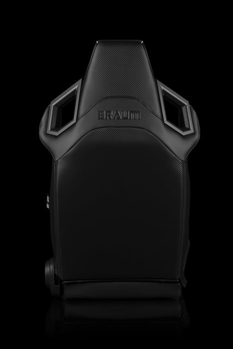 Braum Racing Alpha X Series Sport Seats - Black Cloth