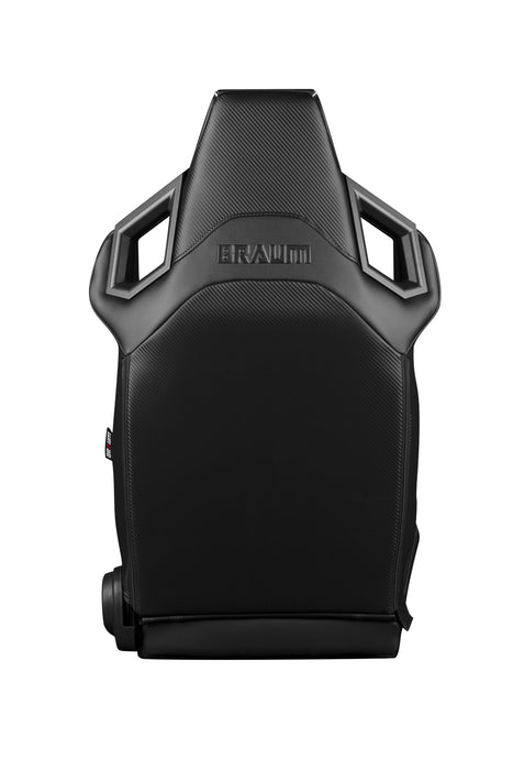 Braum Racing Alpha X Series Sport Seats - Black & Red Stitching - Low Base Version
