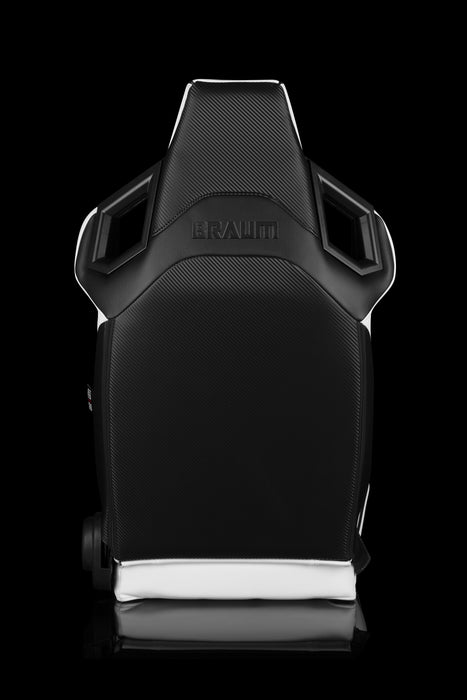 Braum Racing Alpha X Series Sport Seats - White & Black