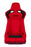 Braum Racing Red Fabric Venom-R Fixed Back Bucket Racing Seat - Outcast Garage