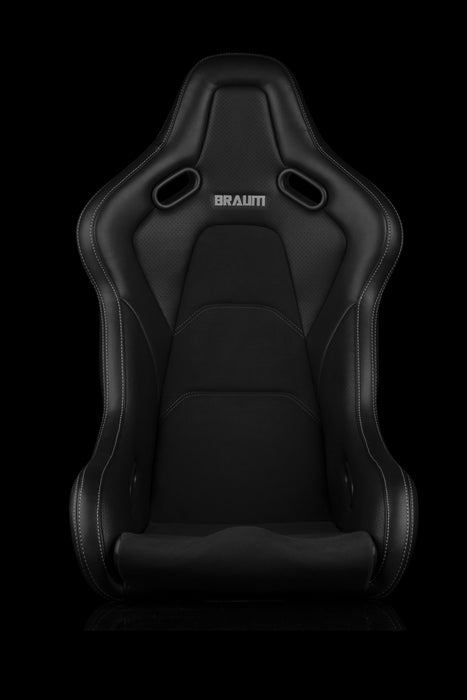 Braum Racing Falcon-S Composite FRP Bucket Seat - White Stitching