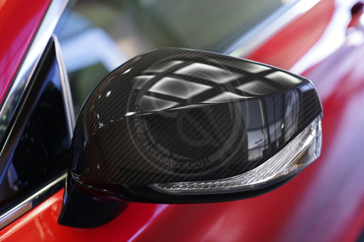 Infiniti USA OEM Carbon Fiber Mirror Caps - Q60 Coupe - Outcast Garage