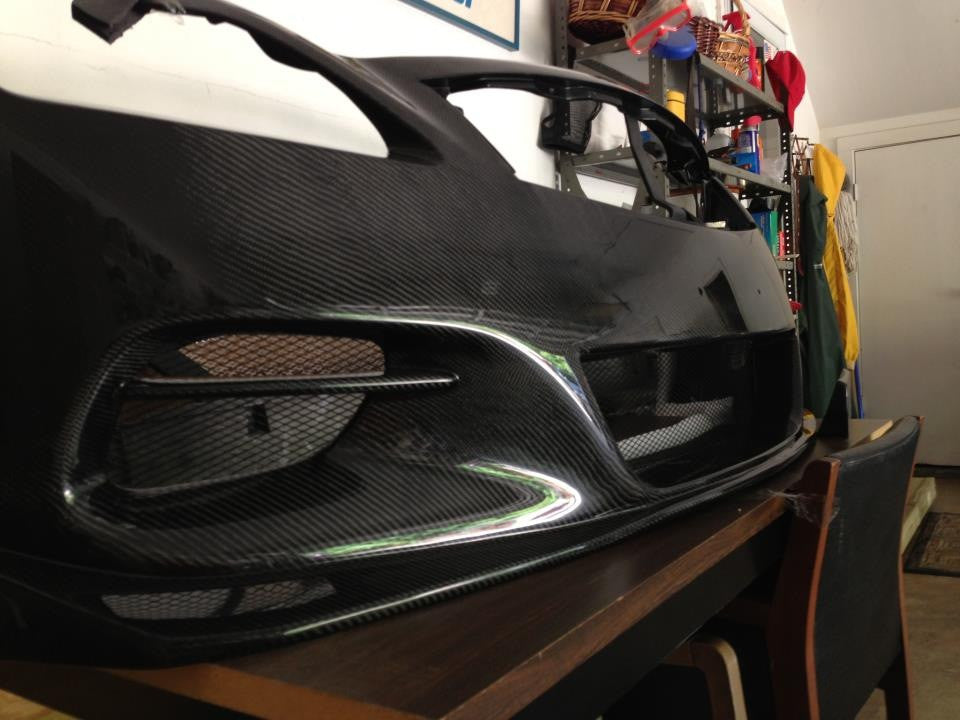 VIS Racing Zelda / Zele-Style Front Bumper (Carbon Fiber) - Infiniti G37 / Q60 Coupe (09-15) - Outcast Garage