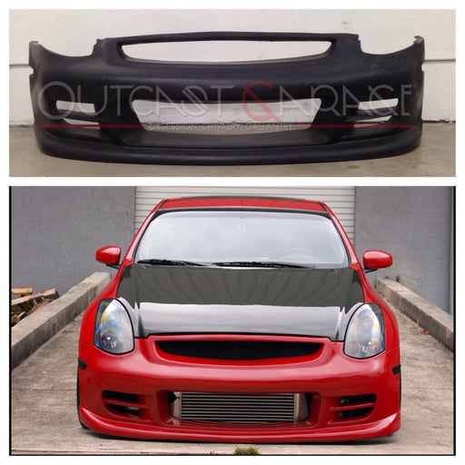 TS Front Bumper (Poly) - Infiniti G35 Coupe - Outcast Garage