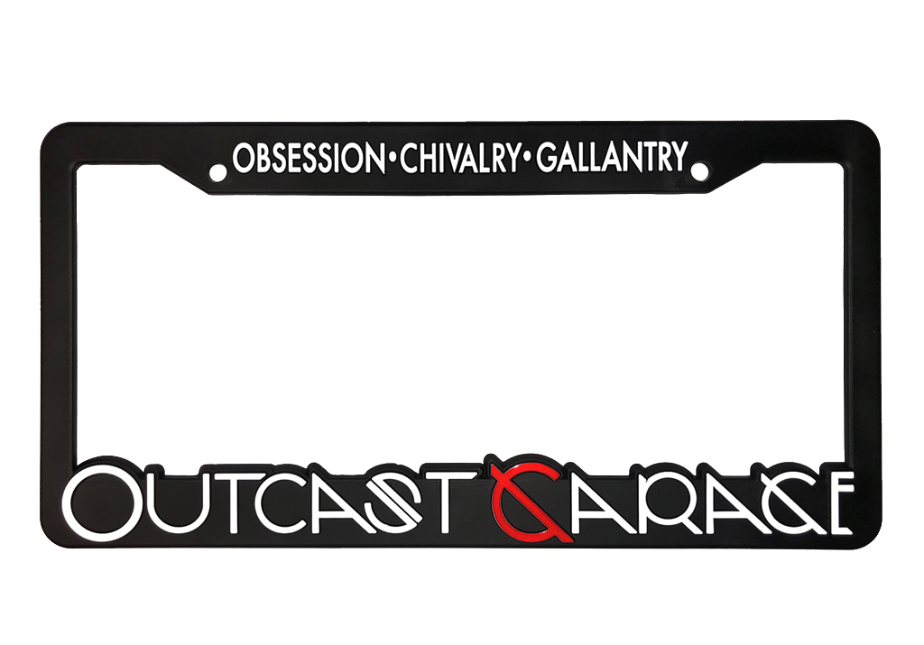 Outcast Garage License Plate Frame - Outcast Garage