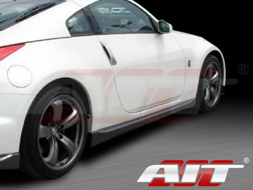 AIT Racing Nismo-Style V3 Side Skirts (Fiberglass) - Nissan 350Z - Outcast Garage