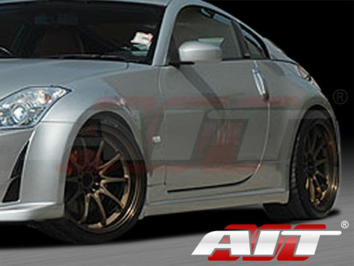 AIT Racing AMU-Style Side Skirts (Fiberglass) - Nissan 350Z - Outcast Garage