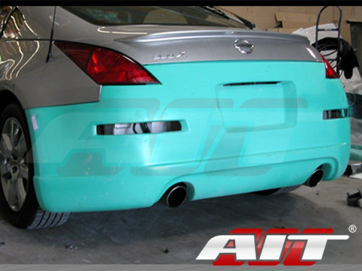 AIT Racing ING-Style Rear Bumper (Fiberglass) - Nissan 350Z - Outcast Garage