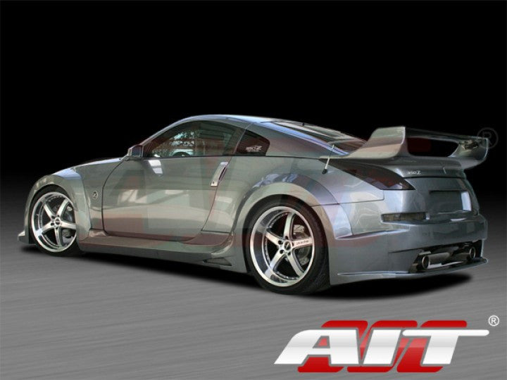 AIT Racing Nismo-Style V3 Rear Bumper (Fiberglass) - Nissan 350Z - Outcast Garage