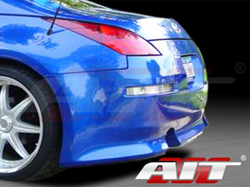 AIT Racing VTX / Vertex-Style Fiberglass Rear Bumper (Fiberglass) - Nissan 350Z - Outcast Garage