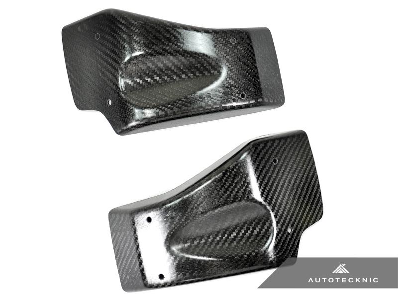 AutoTecknic Dry Carbon Fiber Brake Cooling Duct - Nissan R35 GT-R