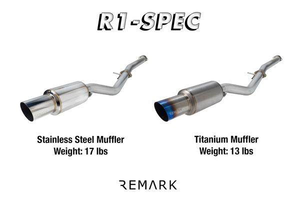 Remark R1-Spec Catback Exhaust - Nissan 370Z (09+) (Titanium/Stainless Steel)