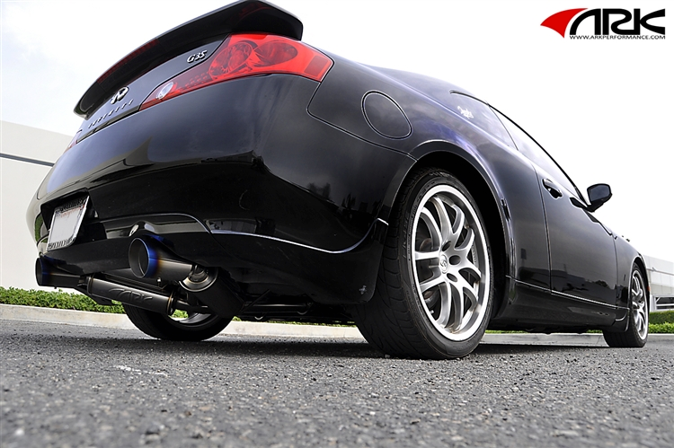 ARK Performance GRiP Exhaust System (Burnt Tips) - Infiniti G35 Coupe - Outcast Garage