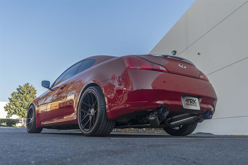 ARK Performance GRiP Exhaust System (Burnt Tips) - Infiniti G37x / Q60 Coupe AWD (08-15) - Outcast Garage
