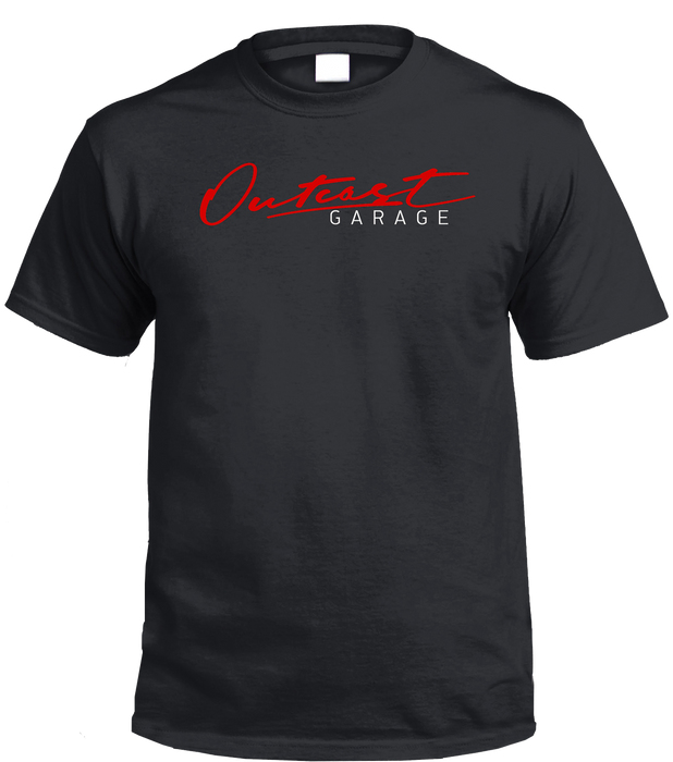 Outcast Garage T-Shirt (Black) - Outcast Garage
