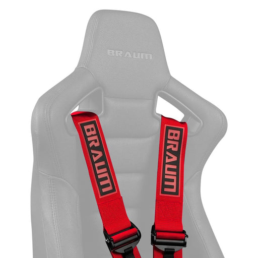 [Discontinued] Braum Racing FIA 6-Point Racing Harness (Red)