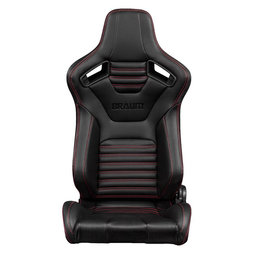 [Discontinued] Braum Racing Elite-X Series Racing Seats (Red Stitching Ver. 2)