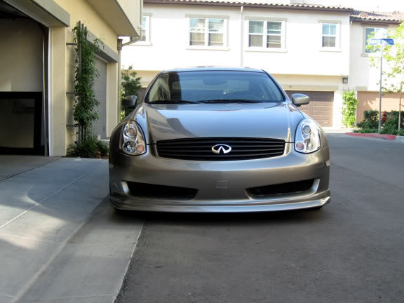 Nismo-Style Front Lip (Poly) - Infiniti G35 Coupe Non-Sport - Outcast Garage