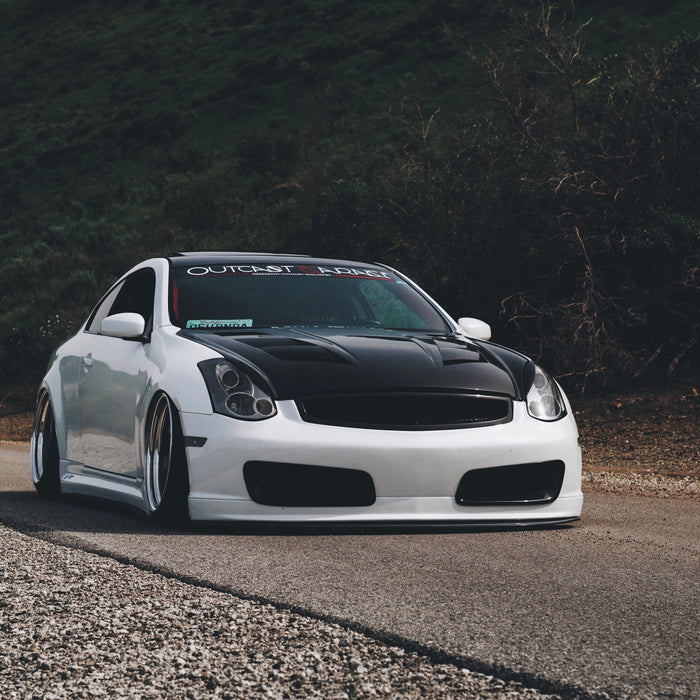 VIS Racing Techno-R / Nismo-Style Front Bumper (Poly) - Infiniti G35 Coupe - Outcast Garage