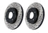 Stoptech Direct Replacement Rotors - Front Pair Drilled/Slotted, Non-Sport - Nissan 350Z 06-08, 370Z 09+ Z34 / Infiniti G35 05-07 Coupe, 05-06 Sedan RWD, 06 AWD V35