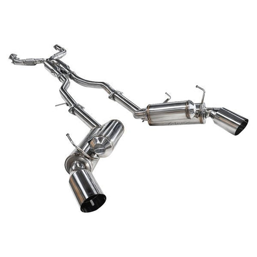 ARK Performance GRiP Exhaust System (Polished Tips) - Infiniti Q50 3.0t / Red Sport 400 / AWD / RWD (16+) - Outcast Garage